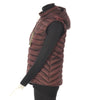 GILET DONNA ZIP CAPPUCCIO TASCHE CANGIANTE MARCA VIRGINIA BLU ART.BIANCA-50C