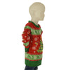 MAGLIONE BAMBINO NATALE GIROCOLLO POLSINI FASCIA LUCI MARCA JULE ART. LEDKIDS7