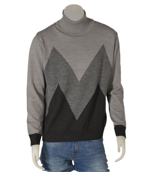 MAGLIONE DOLCEVITA POLSINI FASCIA  FANTASIA MARCA SPORTING MARE ART. 1310/100