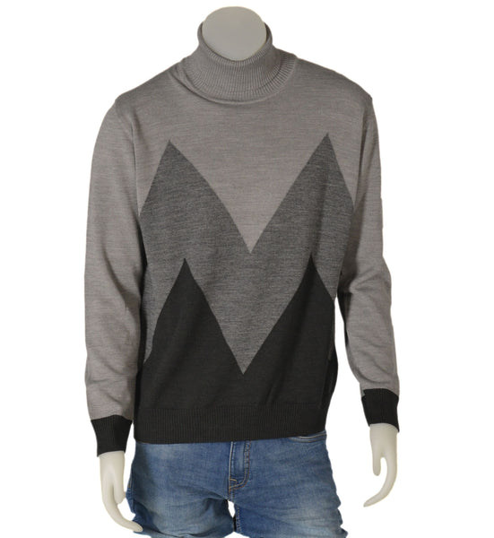 MAGLIONE DOLCEVITA POLSINI FASCIA  FANTASIA MARCA SPORTING MARE ART. 1310/100