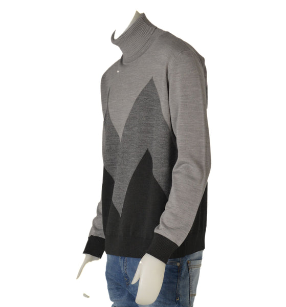 MAGLIONE DOLCEVITA POLSINI FASCIA  FANTASIA MARCA SPORTING MARE ART. 1310/100