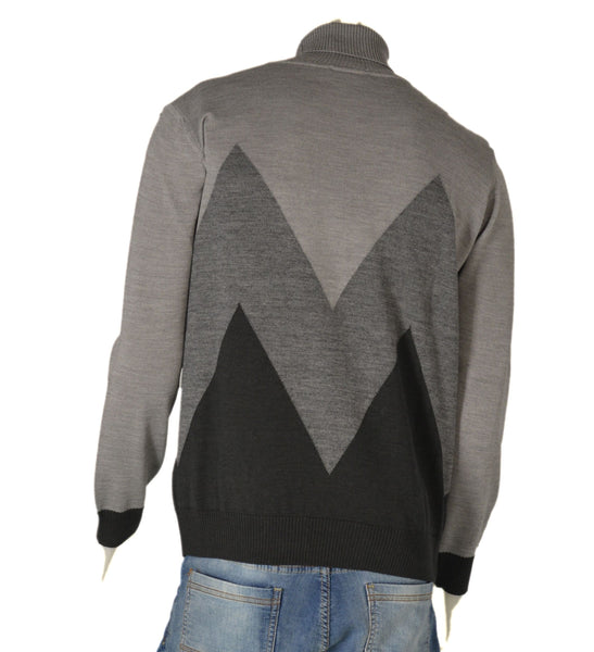MAGLIONE DOLCEVITA POLSINI FASCIA  FANTASIA MARCA SPORTING MARE ART. 1310/100