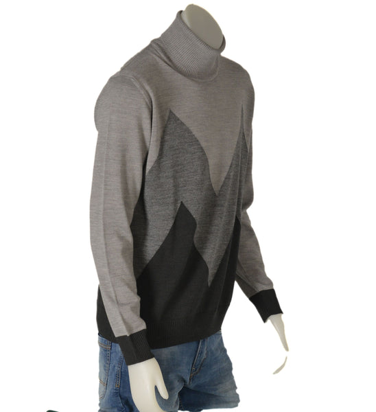 MAGLIONE DOLCEVITA POLSINI FASCIA  FANTASIA MARCA SPORTING MARE ART. 1310/100