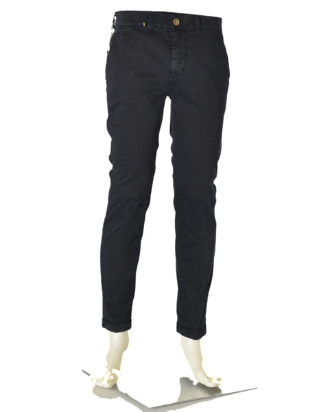PANTALONE UOMO ZIP BOTTONE CINQUE TASCHE RISVOLTO MARCA HOLIDAY ART. BARDOK