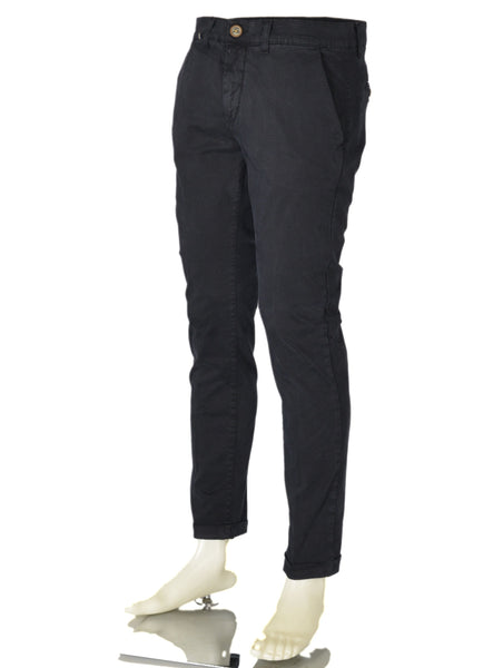 PANTALONE UOMO ZIP BOTTONE CINQUE TASCHE RISVOLTO MARCA HOLIDAY ART. BARDOK