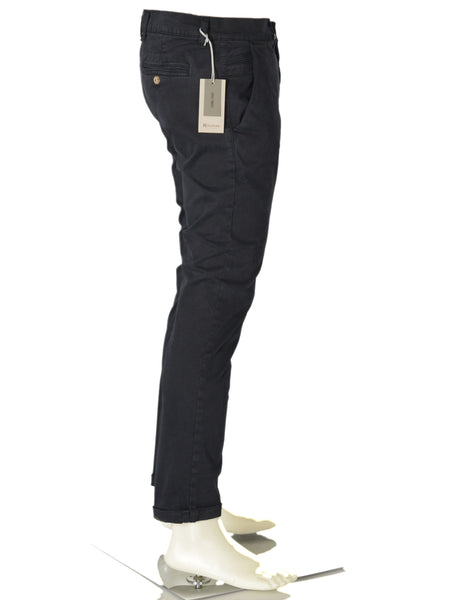 PANTALONE UOMO ZIP BOTTONE CINQUE TASCHE RISVOLTO MARCA HOLIDAY ART. BARDOK