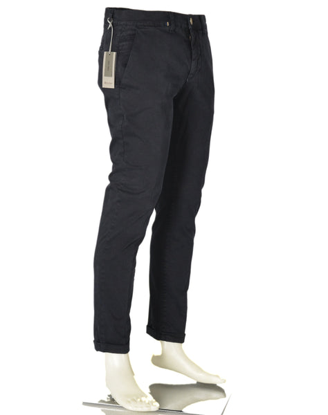 PANTALONE UOMO ZIP BOTTONE CINQUE TASCHE RISVOLTO MARCA HOLIDAY ART. BARDOK