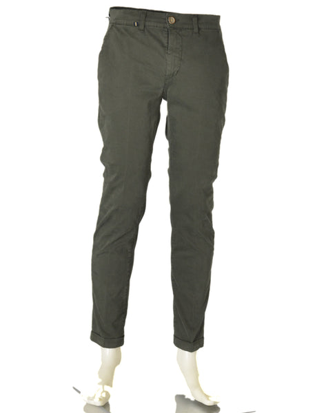 PANTALONE UOMO ZIP BOTTONE CINQUE TASCHE RISVOLTO MARCA HOLIDAY ART. BARDOK