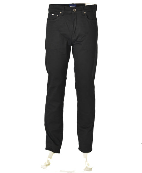 JEANS UOMO ZIP BOTTONE CINQUE TASCHE NERO MARCA GAS ART.ALBERT W706