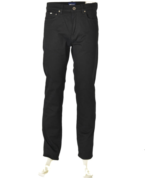 JEANS UOMO ZIP BOTTONE CINQUE TASCHE NERO MARCA GAS ART.ALBERT W706