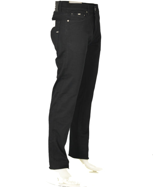 JEANS UOMO ZIP BOTTONE CINQUE TASCHE NERO MARCA GAS ART.ALBERT W706