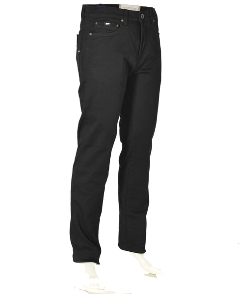 JEANS UOMO ZIP BOTTONE CINQUE TASCHE NERO MARCA GAS ART.ALBERT W706