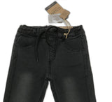 PANTALONE BAMBINO FELPA GARZATA EFFETTO JEANS TASCHE MARCA LOSAN ART.025 6035AL