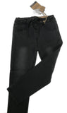 PANTALONE BAMBINO FELPA GARZATA EFFETTO JEANS TASCHE MARCA LOSAN ART.025 6035AL