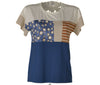 T-SHIRT DONNA MEZZA MANICA GIROCOLLO STAMPA MARCA SILCO ART.192