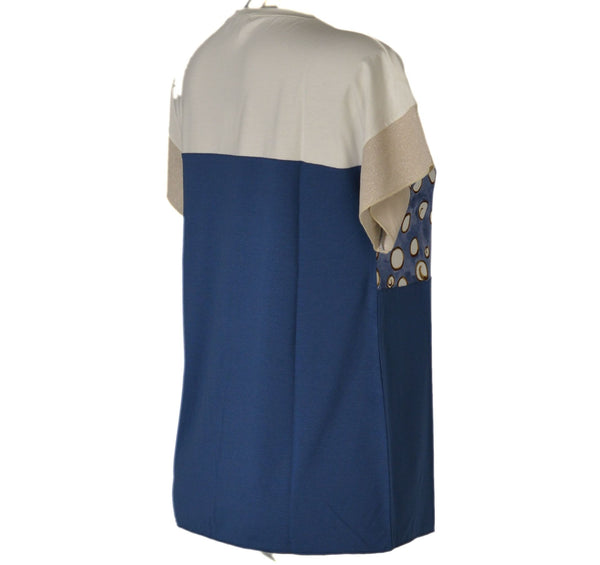 T-SHIRT DONNA MEZZA MANICA GIROCOLLO STAMPA MARCA SILCO ART.192