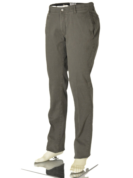 PANTALONE UOMO ZIP BOTTONE TASCHE TASCHINO MODERN FIT MARCA LUIGI MORINI ART.GALLINO4249