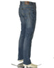 JEANS UOMO ZIP BOTTONE CINQUE TASCHE SKINNY SCURO MARCA LEE ART. L71XTGAB
