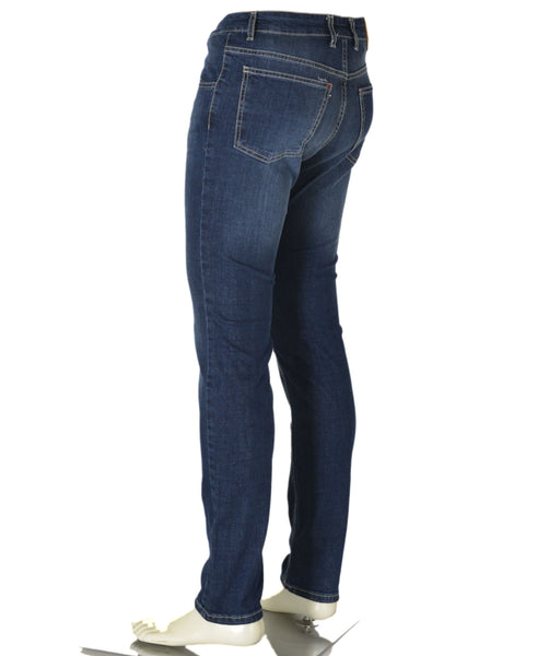 JEANS UOMO ZIP BOTTONE CINQUE TASCHE REGOLARE SCURO MARCA X-CAPE ART. RETEK