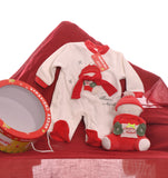 SALDI SET IDEA REGALO NATALE NEONATO TUTINA CINIGLIA PUPAZZO SCATOLA ART.TGN8606