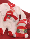 SALDI SET IDEA REGALO NATALE NEONATO TUTINA CINIGLIA PUPAZZO SCATOLA ART.TGN8606