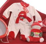 SALDI SET IDEA REGALO NATALE NEONATO TUTINA CINIGLIA PUPAZZO SCATOLA ART.TGN8606