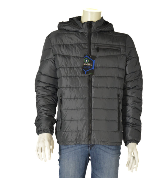 GIUBBINO UOMO ZIP CAPPUCCIO TASCHR MARCA SEA BARRIER ART. FLYNG