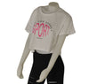 T-SHIRT MAGLIETTA DONNA RAGAZZA GIROCOLLO STAMPA SPORT PURO COTONE MARCA LOSAN ART. 31E1015AL