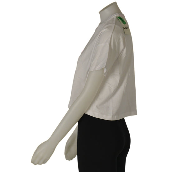 T-SHIRT MAGLIETTA DONNA RAGAZZA GIROCOLLO STAMPA SPORT PURO COTONE MARCA LOSAN ART. 31E1015AL