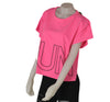 T-SHIRT MAGLIETTA DONNA RAGAZZA PURO COTONE STAMPA RUN MARCA LOSAN ART. 31E1005AL