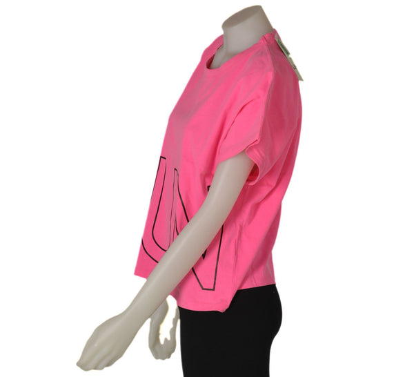 T-SHIRT MAGLIETTA DONNA RAGAZZA PURO COTONE STAMPA RUN MARCA LOSAN ART. 31E1005AL