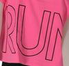 T-SHIRT MAGLIETTA DONNA RAGAZZA PURO COTONE STAMPA RUN MARCA LOSAN ART. 31E1005AL