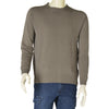 MAGLIONE UOMO COTONE GIROCOLLO MANICA LUNGA POLSINI FASCIA MARCA RE DEL MARE ART.22.3600