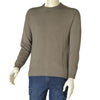 MAGLIONE UOMO COTONE GIROCOLLO MANICA LUNGA POLSINI FASCIA MARCA RE DEL MARE ART.22.3600