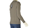 MAGLIONE UOMO COTONE GIROCOLLO MANICA LUNGA POLSINI FASCIA MARCA RE DEL MARE ART.22.3600