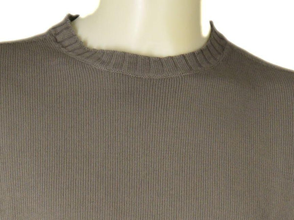 MAGLIONE UOMO COTONE GIROCOLLO MANICA LUNGA POLSINI FASCIA MARCA RE DEL MARE ART.22.3600
