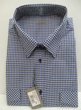 CAMICIA CONFORMATA QUADRETTI UOMO RAGAZZO FANTASIA TASCHINI MARCA CORONA ART.GRADO2