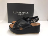 sandalo Lumberjack donna art Joanna con zeppa morbida pelle