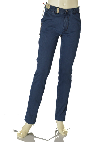 PANTALONE UOMO ZIP BOTTONE CINQUE TASCHE MODERN FIT LEGGERO  MARCA SEA BARRIER ART. LAKROS-88