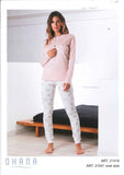 PIGIAMA CALIBRATO DONNA RAGAZZA SERAFINO PURO COTONE MARCA OHANA ART.21541