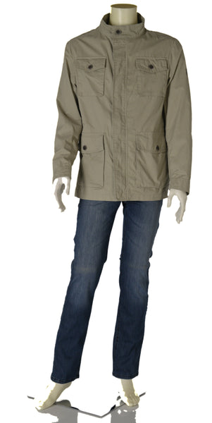GIACCONE UOMO COTONE ZIP BOTTONI TASCHE COULISSE LEGGERO MARCA SEA BARRIER ART.CARLINO-112M