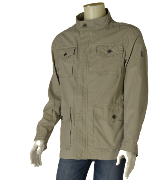 GIACCONE UOMO COTONE ZIP BOTTONI TASCHE COULISSE LEGGERO MARCA SEA BARRIER ART.CARLINO-112M