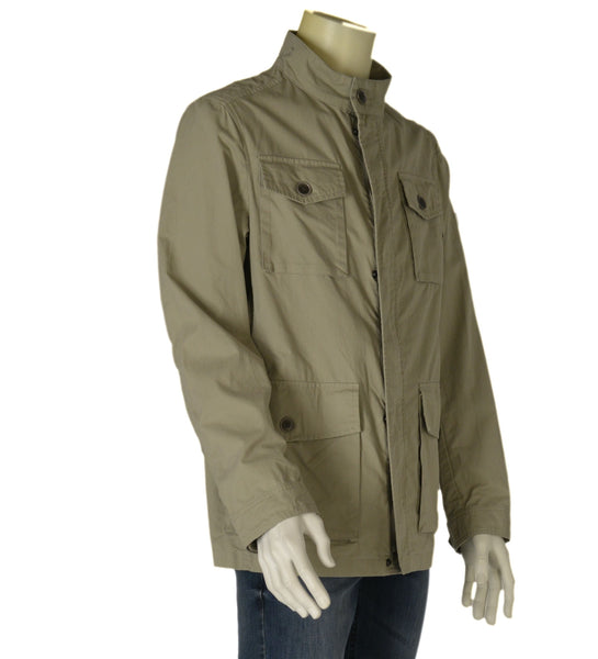GIACCONE UOMO COTONE ZIP BOTTONI TASCHE COULISSE LEGGERO MARCA SEA BARRIER ART.CARLINO-112M