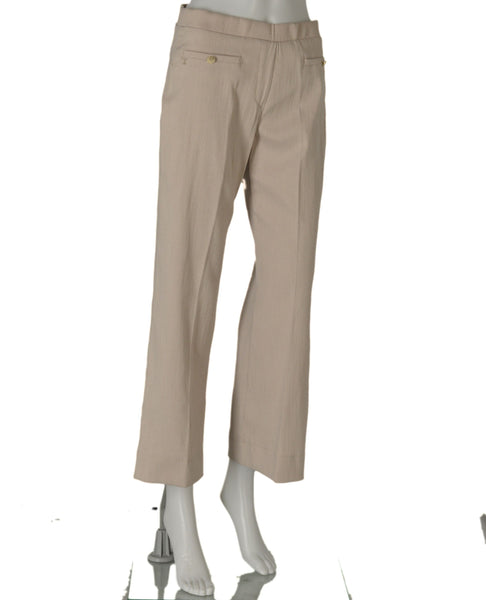 PANTALONI DONNA ELASTICO GAMBA LARGA LAVORATO MARCA EMANUELA COSTA ART. 35485-23