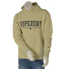 FELPA GARZATA UOMO RAGAZZO CAPPUCCIO TASCHE STAMPA MARCA SUPERDRY ART. M2012562A