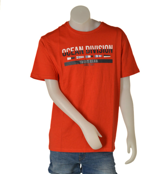 T-SHIRT UOMO COTONE GIROCOLLO MEZZA MANICA STAMPA MARCA LOSAN ART. 311-1200AL