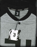 PIGIAMA COTONE UOMO RAGAZZO SERAFINO POLSINI STAMPA LOGO JUVENTUS ART. JU14123