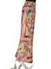 PANTALONI DONNA ELASTICO LARGHI LEGGERI FANTASIA MARCA ISTINTI ART. 31802