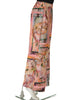 PANTALONI DONNA ELASTICO LARGHI LEGGERI FANTASIA MARCA ISTINTI ART. 31802