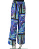 PANTALONI DONNA ELASTICO LARGHI LEGGERI FANTASIA MARCA ISTINTI ART. 31802